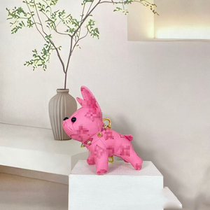 Phong Cách Mới 3D Bulldog Chuỗi Mặt Dây Chuyền Phụ Kiện Sang Trọng Phụ Nữ Da <span class=keywords><strong>Keychain</strong></span> Logo In Túi Xách <span class=keywords><strong>Keychain</strong></span> Con Chó <span class=keywords><strong>Keychain</strong></span> - Product Image 6