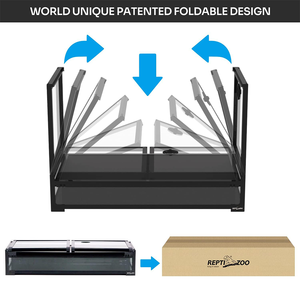 Chuồng nuôi Reptizoo chất lượng cao, lắp ráp dễ dàng, dành cho tắc kè vân 4x2x2, 40 gallon - Product Image 4