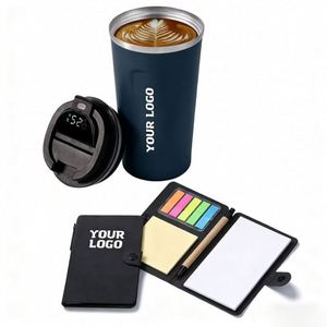 Promo Business Gift Led Lid Temperature Metal Double Walled Insulated Coffee Smart Mug Cups With Personalise Logo - Product Image 1