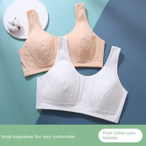 Sujetador ultrafino sin cables para mujeres mayores de mediana edad, almohadillas extraíbles, Cierre trasero, tamaño Extra <span class=keywords><strong>grande</strong></span>, <span class=keywords><strong>pecho</strong></span> <span class=keywords><strong>grande</strong></span> completo - Product Image 2