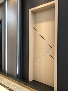 Nhà Máy Bán WPC Cửa Pvc Cửa Tấm Nóng Bán - Product Image 4