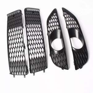 Encadrements de feux antibrouillard sport Audi Q7 2010-2015 en plastique ABS à clipser sur la calandre du pare-chocs - Product Image 4