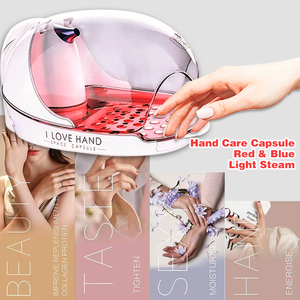 Precio de fábrica Cápsula espacial Cuidado de las manos Belleza de las uñas Cápsula espacial de la mano Rojo Azul Luz Vapor Colágeno Regeneración Cabina B - Product Image 2