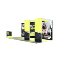 10x20 aluminium SEG rétro-éclairé arc support boîte à lumière exposition salon stand stand présentoir