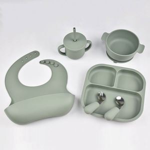 Couvercle carré en silicone de qualité alimentaire résistant à la chaleur, antidérapant, compartiment de voyage portable, accessoires et fournitures pour nourrissons - Product Image 4