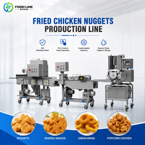 <span class=keywords><strong>Machine</strong></span> de production de tempura végétal, ligne multifonctionnelle de panification et de friture - Product Image 2
