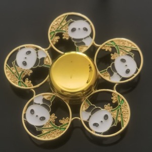 Nhà Sản Xuất Phong Cách Mới Zoo Du Khách Lưu Niệm Bán Buôn Kim Loại Vật Liệu Titan Tay Đồ Chơi Ngón Tay Panda Thần Tài Spinner Với Hộp - Product Image 4