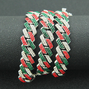 สร้อยคอคิวบาลิงค์ดีไซน์เรียบง่ายสีสันสดใส สไตล์ฮิปฮอป วัสดุโลหะผสม สำหรับผู้ชาย แฟชั่นเครื่องประดับ ขายดีปี 2026 - Product Image 2