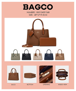 Vente en gros d'usine ODM OEM Chrisbella BAGCO <span class=keywords><strong>sac</strong></span> fourre-tout personnalisé en <span class=keywords><strong>cuir</strong></span> PU sacs <span class=keywords><strong>à</strong></span> <span class=keywords><strong>main</strong></span> de luxe pour femmes pour femmes - Product Image 6