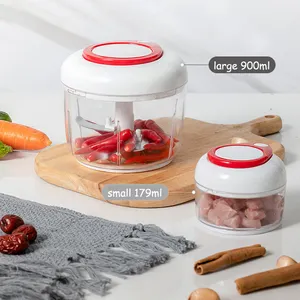 Mini robot culinaire manuel pour la viande et l'ail, hachoir Portable, vente en gros