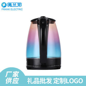 กาต้มน้ำไฟฟ้าแก้ว Frank Electric ขนาด 1.7 ลิตร พร้อมฐานหมุนได้ 360 องศา สำหรับใช้ในบ้านและโรงแรม - Product Image 2