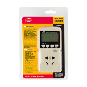 Medidor de Energía Digital BENETECH GM86, Monitor de Microenergía de 0.2W~2200w, Prueba en Edificios Residenciales, Oficinas y Comerciales - Product Image 6