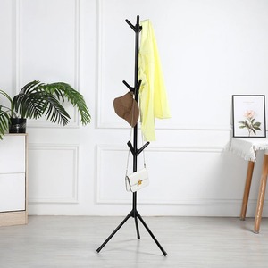 Light Luxury Single Vertical Bedroom Clothes and Hats <b>Rack</b> <b>Plastic</b> Material for Living Room Use - Product Image 6