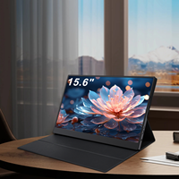 Moniteur portable OEM ODM 15,6 pouces avec logo personnalisé, écran FHD IPS, deuxième écran pour ordinateur portable, fabricant source, affichage Type-C pour les entreprises