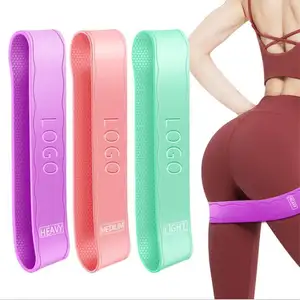 Factory Direct Price Fitness Latex Resistance Bands Hip Squat Stretch Loop Booty Bands Gym Hip Circle Adjustable Resistance Band