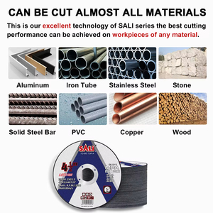 Untuk Cakram Abrasif Aluminium Oksida 4,5 Inci 115mm Kelas Industri Tinggi yang Diperkuat Fiberglass untuk Pemotongan Logam Bersertifikat ISO9001 OEM - Product Image 6