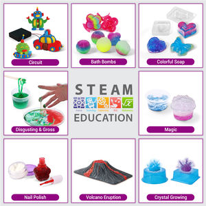 Juego de Juguetes Educativos de Ciencia para Explorar, Divertidos y Creativos, 5 Diferentes y <span class=keywords><strong>Bonitas</strong></span> Bombas de Baño, Crea Tu Propia Bomba de Baño - Product Image 6