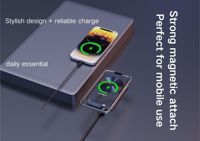 Nouvelle Batterie Externe Magnétique Sans Fil 15W à Charge Rapide 5000mAh Portable et Compacte pour iPhone 17 Pro – Ventes Flash 2026
