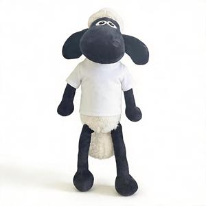 Adorabile Cuscino Peluche a Forma di Agnello Nero, Personalizzabile con Logo, Regalo Promozionale, Vendita all'Ingrosso - Product Image 6