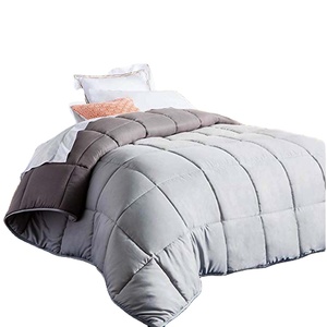 Solid Polyester Microfiber Peach Skin Custom Comforter Set <strong>Bedding</strong>/ Duvet - Product Image 1