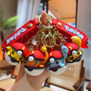 Vente en gros de nouveaux porte-clés Pokem-on, porte-clés en forme de Poké Ball, figurines, porte-clés et petits cadeaux - Product Image 2