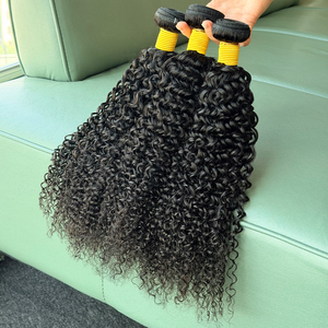 Extensions de cheveux humains indiens 100% naturels, 10 à 40 pouces, boucles Jerry, naturelles et sans nœuds - Product Image 4