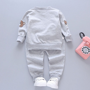 Ensemble de 3 pièces pour enfants, t-shirt, manteau, <span class=keywords><strong>sweat</strong></span>-shirt, vêtements pour bébés garçons et filles, nouvelle collection automne - Product Image 5