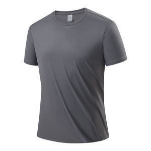 T-shirt à manches courtes, couleur unie, tissu nylon fin, vêtements de loisirs pour étudiants, uniforme scolaire, design personnalisé - Product Image 2