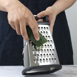 Hot Selling 8-Inch 4-Sided Stainless Steel <b>Cheese</b> and Vegetable <b>Grater</b> Manual Vegetable Slicer for Household Kitchen Use - Product Image 3