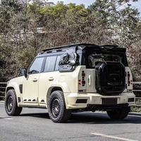 Nouveau kit de conversion de lifting automobile Jetour T2 Upgrade Star Defender Wide Bodykit Pare-chocs Calandre Diffuseur Embouts d'échappement PP