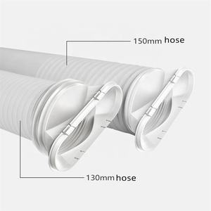 <span class=keywords><strong>Adaptateur</strong></span> de tuyau AC 5.1/5.9 pouces pour coupleur de tuyau d'échappement de climatiseur Portable de fenêtre - Product Image 3