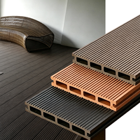 Dalles de terrasse en composite WPC à emboîtement rapide, imperméables, pour balcon et petite terrasse