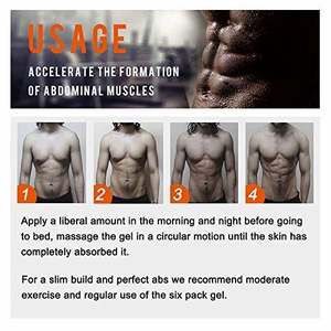 Göbek kadınlar ve erkekler için selülit temizleme kremi yağ yakıcı altı paketi Abs kas stimülatörü kremler - Product Image 2
