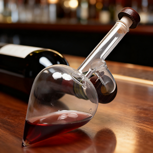 Aérateur <span class=keywords><strong>de</strong></span> <span class=keywords><strong>vin</strong></span> personnalisé en verre borosilicate soufflé à la main, bec verseur aérateur <span class=keywords><strong>de</strong></span> <span class=keywords><strong>vin</strong></span> <span class=keywords><strong>sur</strong></span> la <span class=keywords><strong>bouteille</strong></span>, distributeur <span class=keywords><strong>de</strong></span> <span class=keywords><strong>vin</strong></span>, verres à <span class=keywords><strong>vin</strong></span> <span class=keywords><strong>de</strong></span> luxe - Product Image 1