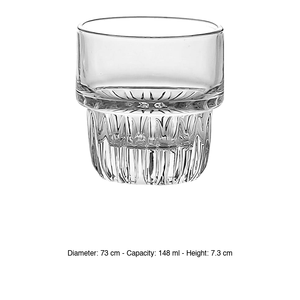 Verre à jus Everest 14,8 cl H 7,3 cm Ø 7,3 cm Duratuff Empilable Libbey - Product Image 3