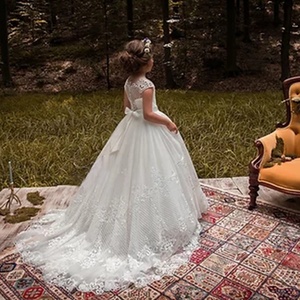 Preciosos <span class=keywords><strong>Vestidos</strong></span> <span class=keywords><strong>de</strong></span> <span class=keywords><strong>Primera</strong></span> <span class=keywords><strong>Comunión</strong></span> para Niña <span class=keywords><strong>2022</strong></span> Estilo Princesa Largos para Niña <span class=keywords><strong>de</strong></span> las Flores - Product Image 2