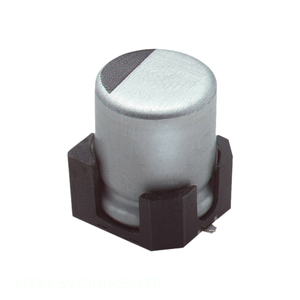 Condensateur SMD MZA6.3VC101ME61TP 100 uF 20% 6.3V, Montage en Surface, Distributeur Autorisé - Product Image 1