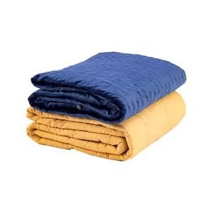 Conjunto de cama capa de colcha de vison e cobertor pesado de algodão atacado fornecedor da china