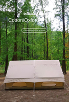 Tente de Glamping Gonflable Portable Quatre Saisons Imperméable pour 3-4 Personnes avec Pompe Manuelle en Tissu Oxford – Vente en Gros