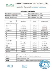 レインウッドCAS 41451-87-0 Ajuga Turkestanicaエキスパウダー2% 10% Turkesterone - Product Image 2