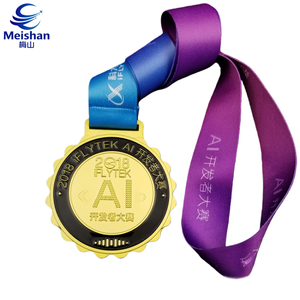 Médaille en métal personnalisée <span class=keywords><strong>Meishan</strong></span>, durable et résistante à l'usure, en alliage de zinc électroplaqué et peint, pour événements scolaires et d'entreprise - Product Image 4