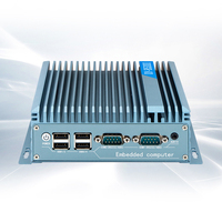 Mini PC industriel sans ventilateur J1900 avec double Ethernet Gigabit, RS232, VGA, HD, PC embarqué compact pour petits équipements d'automatisation