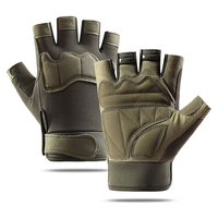 Gants tactiques mi-doigts imperméables, respirants, légers et protecteurs pour les sports de plein air, le cyclisme, la randonnée, l'entraînement, pour hommes et femmes