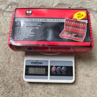 Juego de 46 Piezas de Destornilladores Manuales con Puntas de Acero al Carbono, Juego de Herramientas Mecánicas Personalizables OEM en Caja