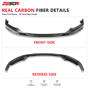 ลิ้นกันชนหน้าคาร์บอนไฟเบอร์แท้ แบบ 3 มิติ สำหรับ BMW ซีรีส์ 5 G30 G38 LCI <span class=keywords><strong>M</strong></span> <span class=keywords><strong>Sport</strong></span> ปี 2021-2023 ชุดแต่งกันชนหน้า - Product Image 3