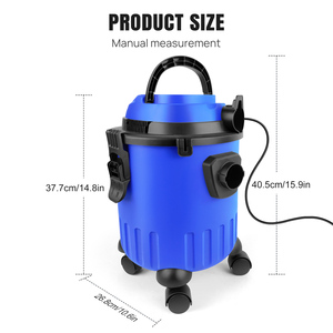 Factory Wholesale <b>Handheld</b> 15L Plastic Canister <b>Vacuum</b> Cleaner for Home and Hotel Deep Floor Carpet Furniture Cleaning - Product Image 5