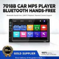 Lecteur MP5 Voiture Android Universel pour Tableau de Bord 7 Pouces avec GPS Stéréo, Écran Tactile HD et Connexion AV pour Image de Recul