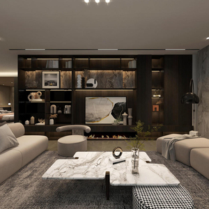 Meuble TV sur mesure pour salon |   Projets personnalisés pour toute la maison |   Conception de dessins et mise en œuvre de projets - Product Image 1