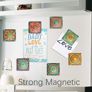 Juego <span class=keywords><strong>de</strong></span> 12 <span class=keywords><strong>Imanes</strong></span> <span class=keywords><strong>de</strong></span> Cristal Ecológicos Modernos <span class=keywords><strong>de</strong></span> 30 mm para Refrigerador, Forma Cuadrada con Cúpula, Fuerte Magnetismo Decorativo, Promocionales - Product Image 5