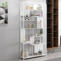 IULTRA Étagère de bureau autoportante double face personnalisée, design haut avec étagères ouvertes pour bureau à domicile – Moderne, écologique, grande taille